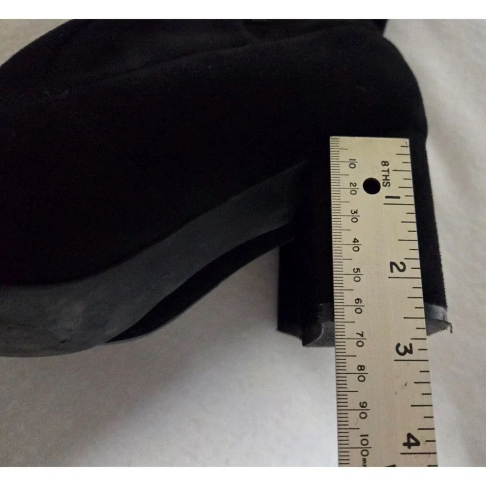 NY&C Over The‎ Knee Boots Block Heel Black Thigh High Boots Size 9